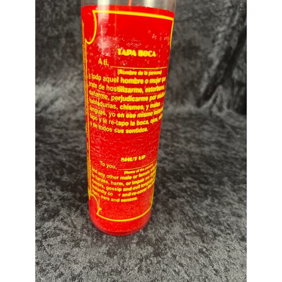 Red Shut Up 7-Day Spiritual Candle, Tapa Boca - Picture 4 of 4